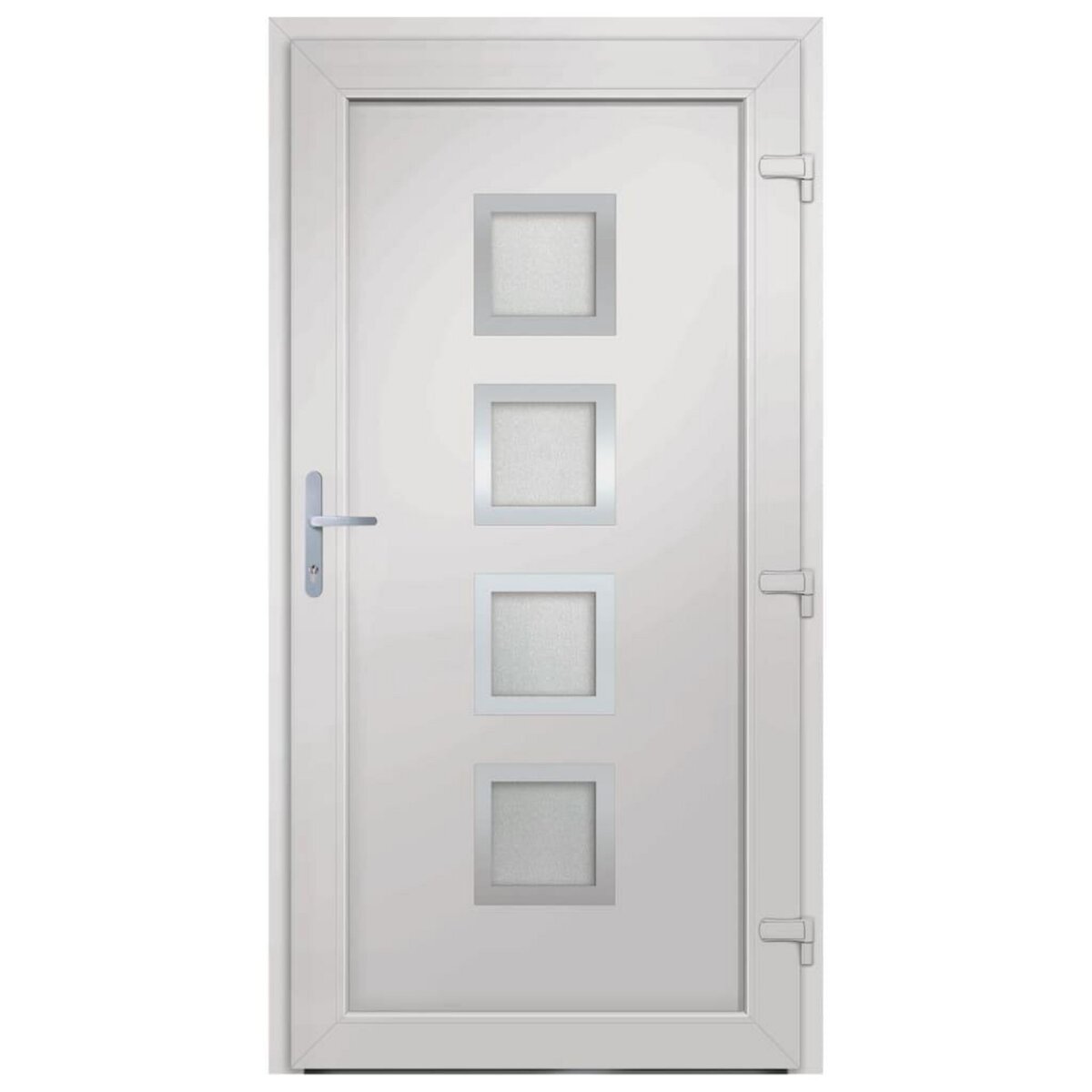 VIDAXL Porte d'entree Blanc 98x208 cm PVC