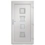 Voir la diapositive 5 : VIDAXL Porte d'entree Blanc 98x208 cm PVC