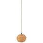 Voir la diapositive 3 : Paris Prix Lampe Suspension Boule  Feuille  25cm Naturel