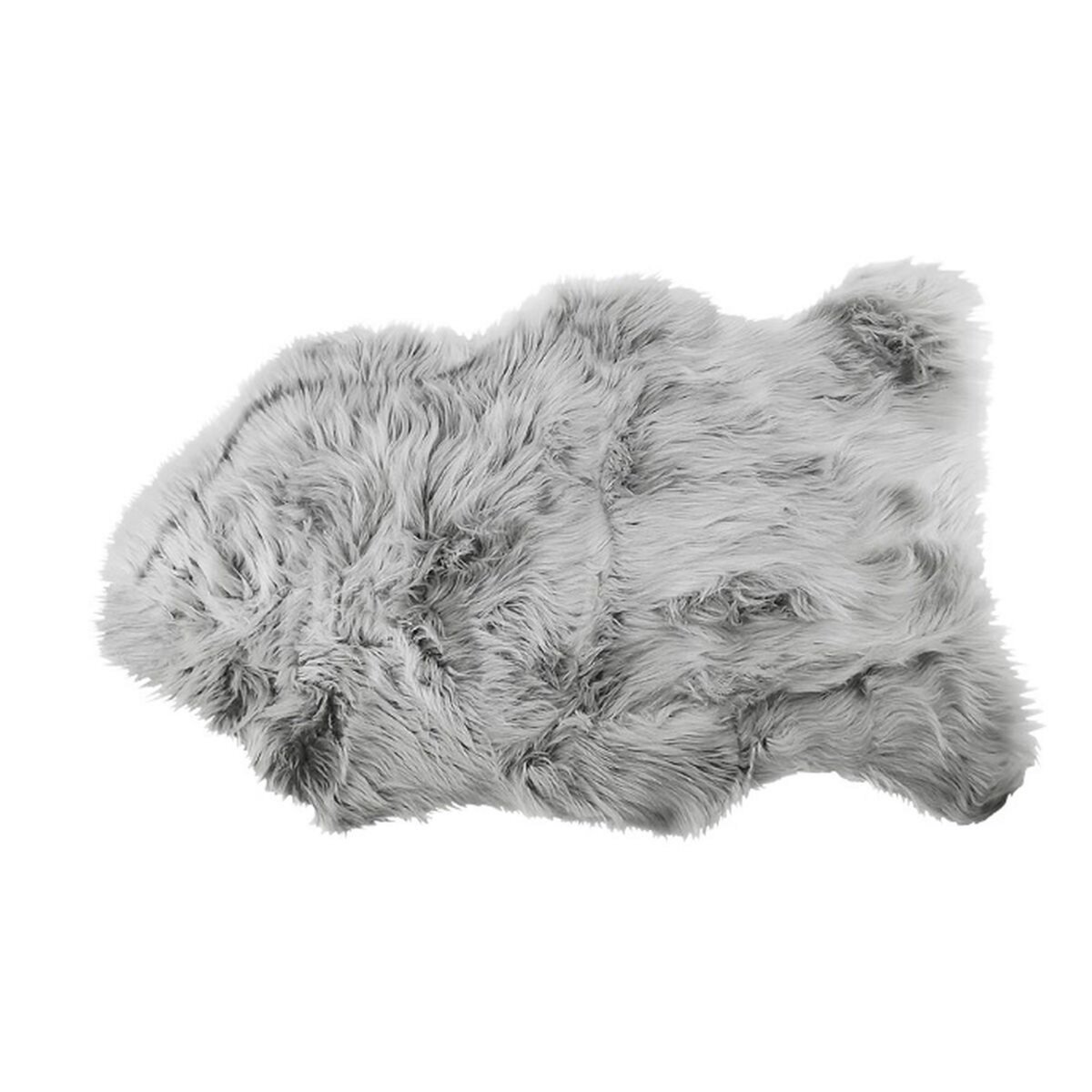 ACTUEL Tapis fausse fourrure imitation peau de bête pas cher Auchan.fr