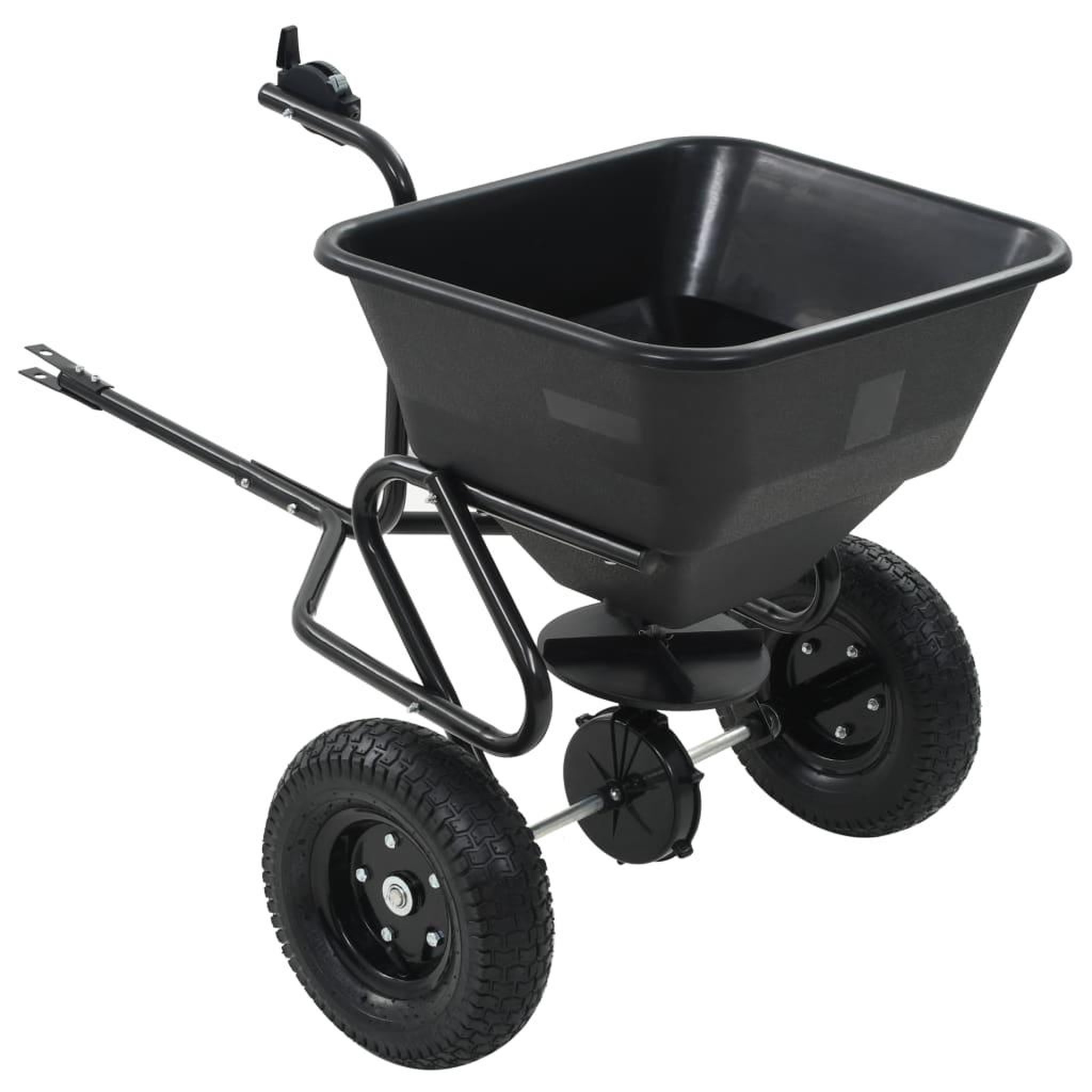 Voir la diapositive 5 : VIDAXL Distributeur de sel remorque pvc et acier 125 x 74 x 79 cm 45 l