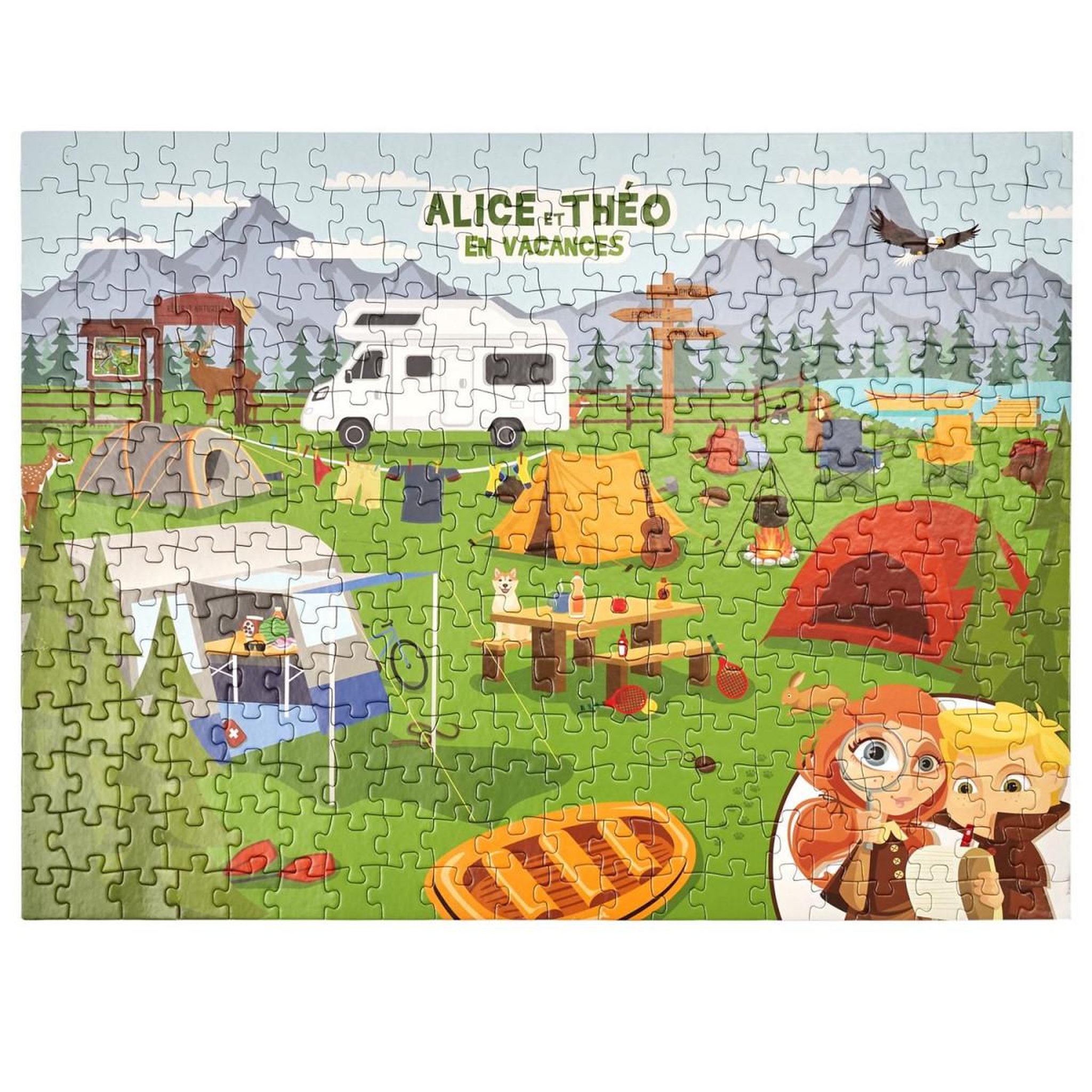 Voir la diapositive 2 : Jeux 2 momes Puzzle enfant  300 pièces  30x50cm multicolore
