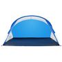 Voir la diapositive 5 : VIDAXL Tente de plage 2 personnes bleu azure escamotable impermeable