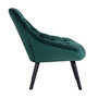 Voir la diapositive 3 : Paris Prix Fauteuil Scandinave en Velours  Johan  102cm Vert