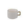 Voir la diapositive 2 : SECRET DE GOURMET Lot de 4 Tasses sur Rack  Arya  17cl Blanc