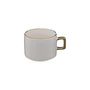 Voir la diapositive 2 : SECRET DE GOURMET Lot de 4 Tasses sur Rack  Arya  17cl Blanc