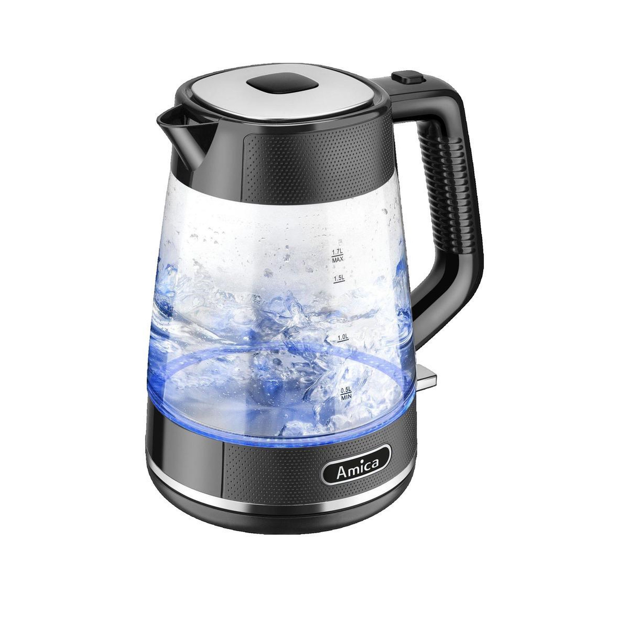 Voir la diapositive 3 : Amica Bouilloire Amica KF 4050G en verre 1,7 litre