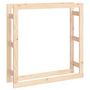 Voir la diapositive 2 : VIDAXL Support pour bois de chauffage 100x25x100 cm Bois de pin