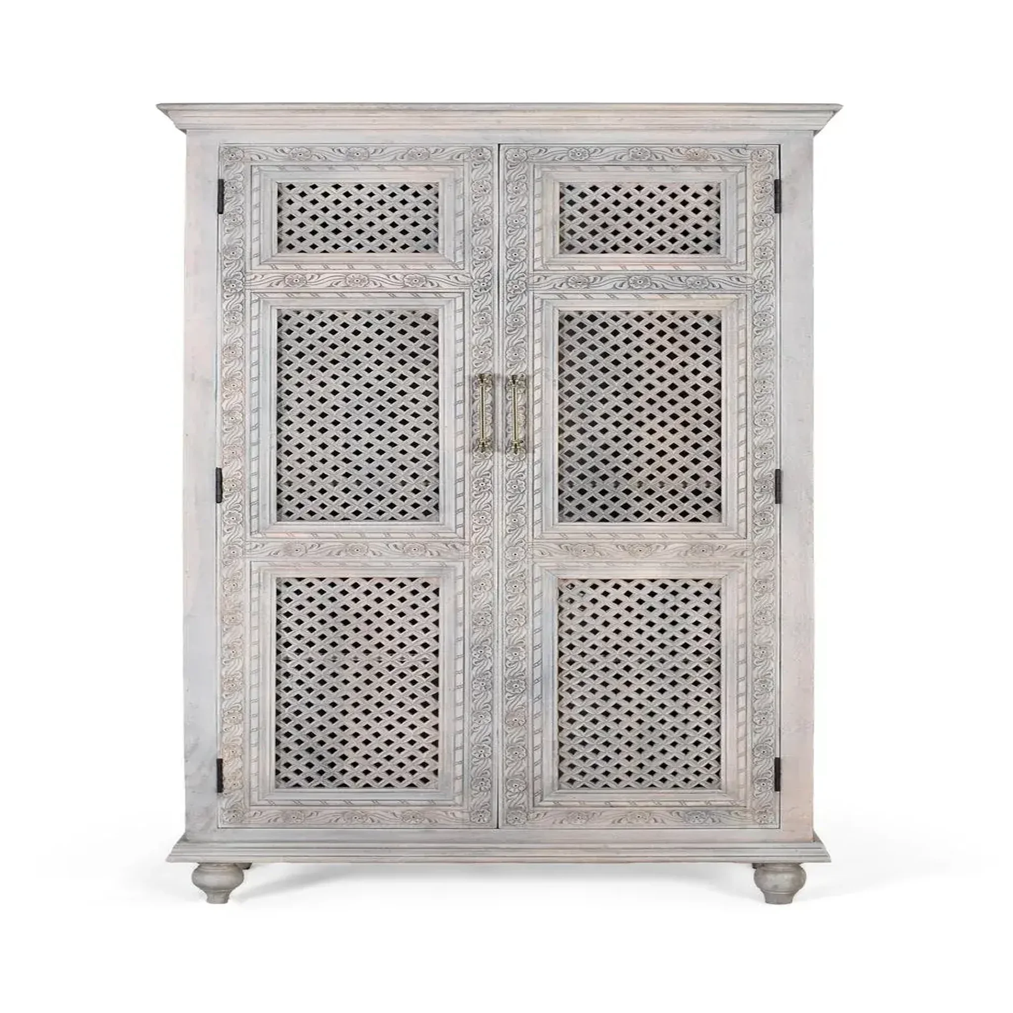 GINER Y COLOMER SL Armoire en bois de manguier 104cm style rustique vintage