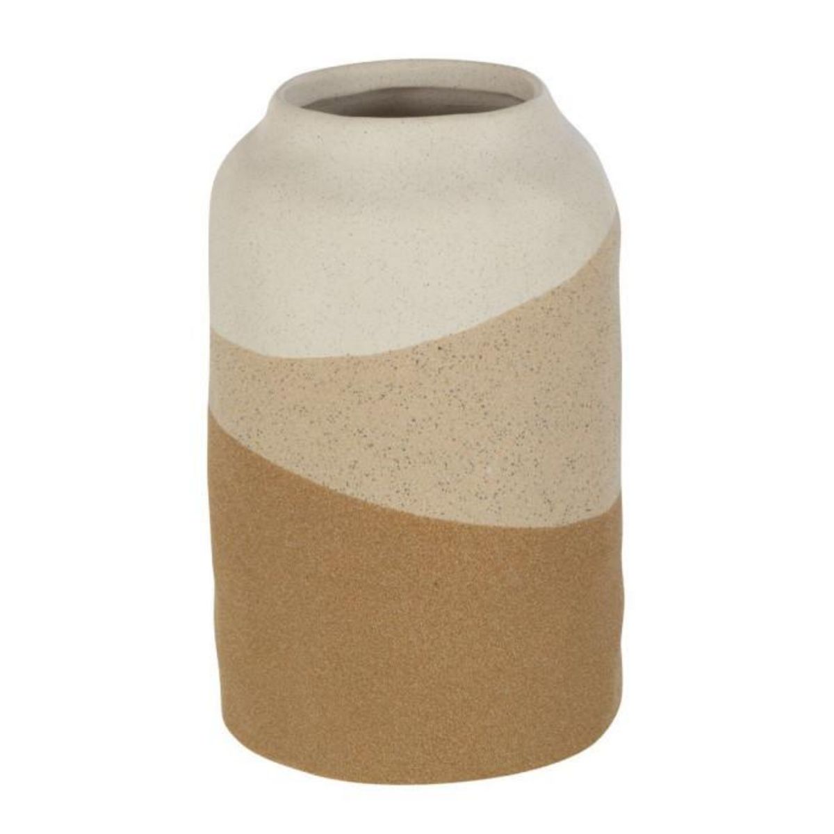 Paris Prix Vase en Céramique Cylindrique  Charley  20cm Beige
