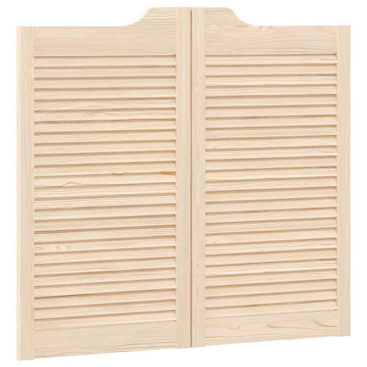 VIDAXL Portes battantes a persiennes 2paires 90x100 cm bois massif Pin