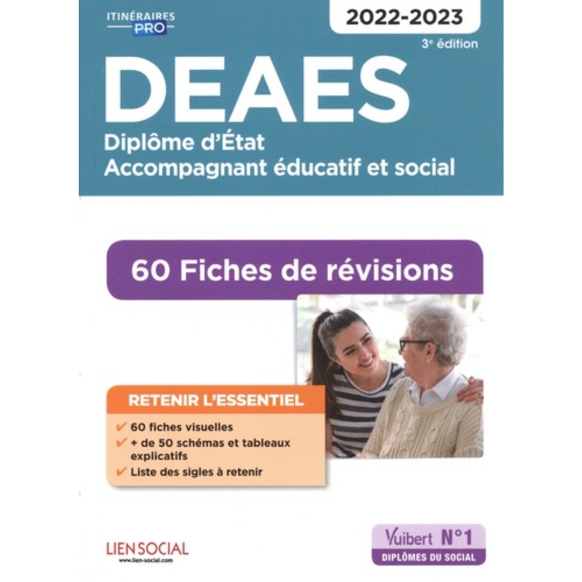 DEAES DIPLOME D'ETAT EDUCATIF ET SOCIAL. 60 FICHES DE REVISIONS, EDITION 20222023