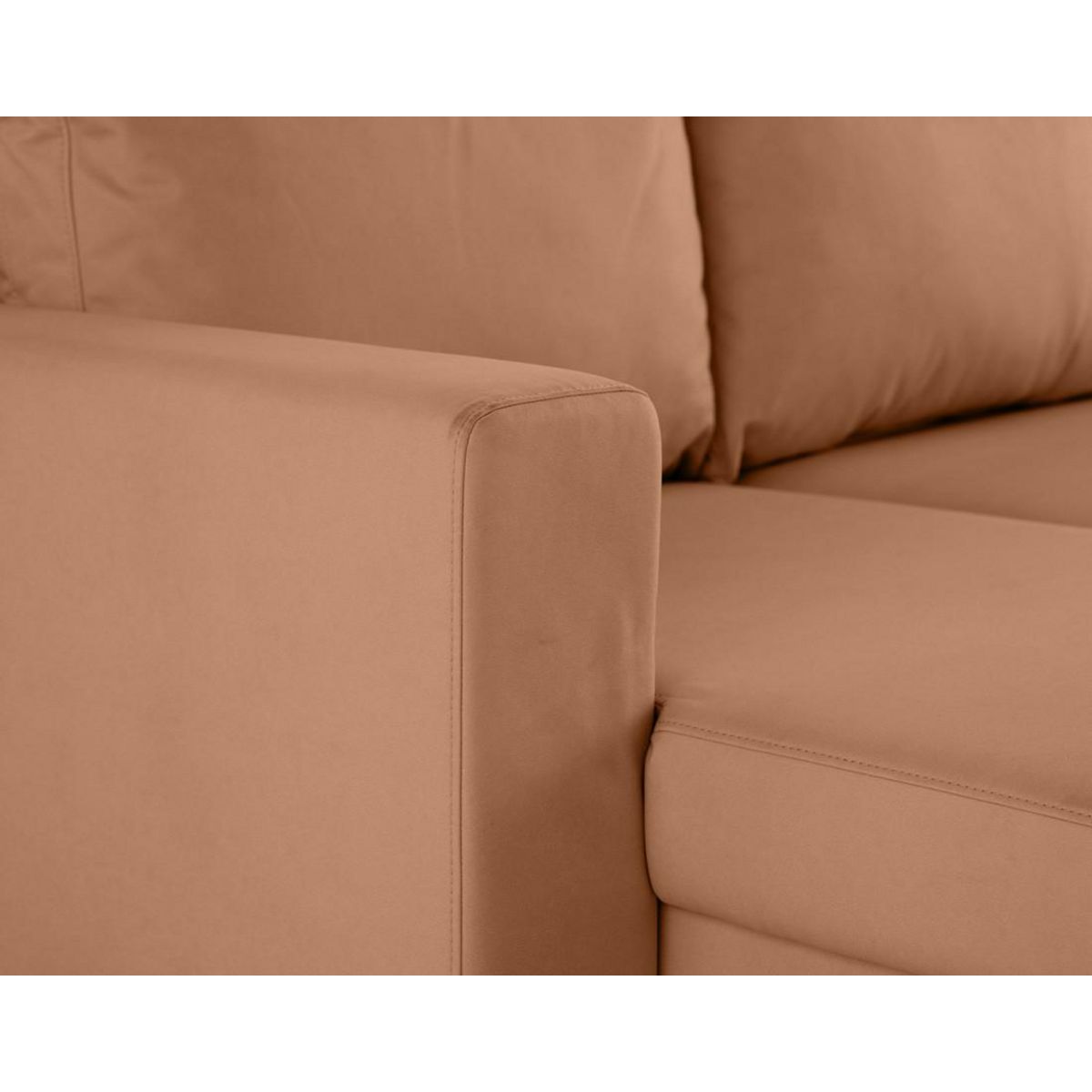 BEST MOBILIER Nordic - canapé d'angle réversible 4 places - convertible avec coffre - en simili