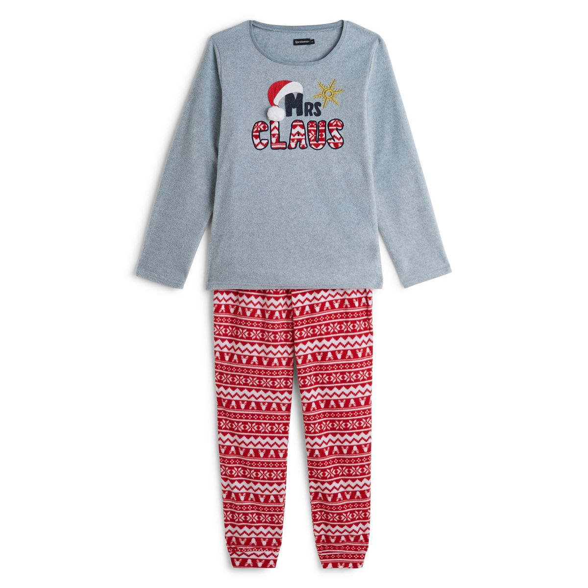 INEXTENSO Pyjama de noël rouge femme