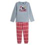 Voir la diapositive 3 : INEXTENSO Pyjama de noël rouge femme