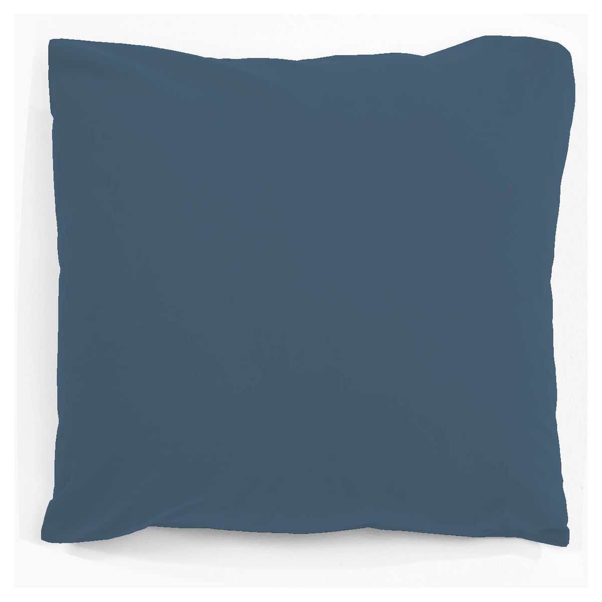 Taie d'oreiller unie en coton 47 fils 