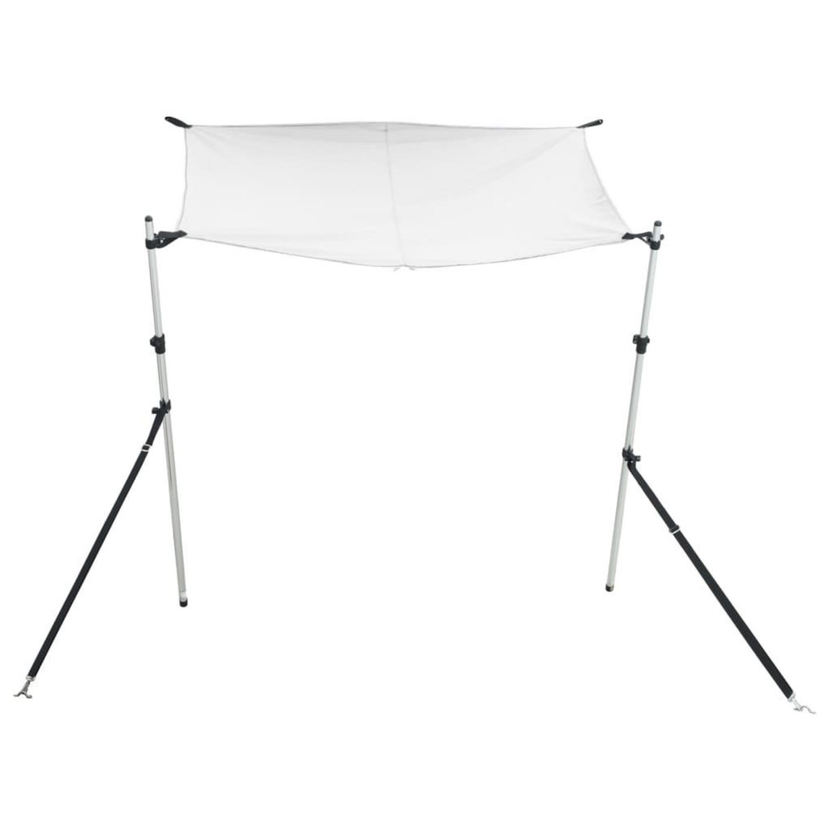 VIDAXL Kit d'extension d'ombrage T-Top blanc 170x170x(113-182,5) cm