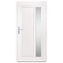 Voir la diapositive 5 : VIDAXL Porte d'entree Blanc 108x208 cm PVC