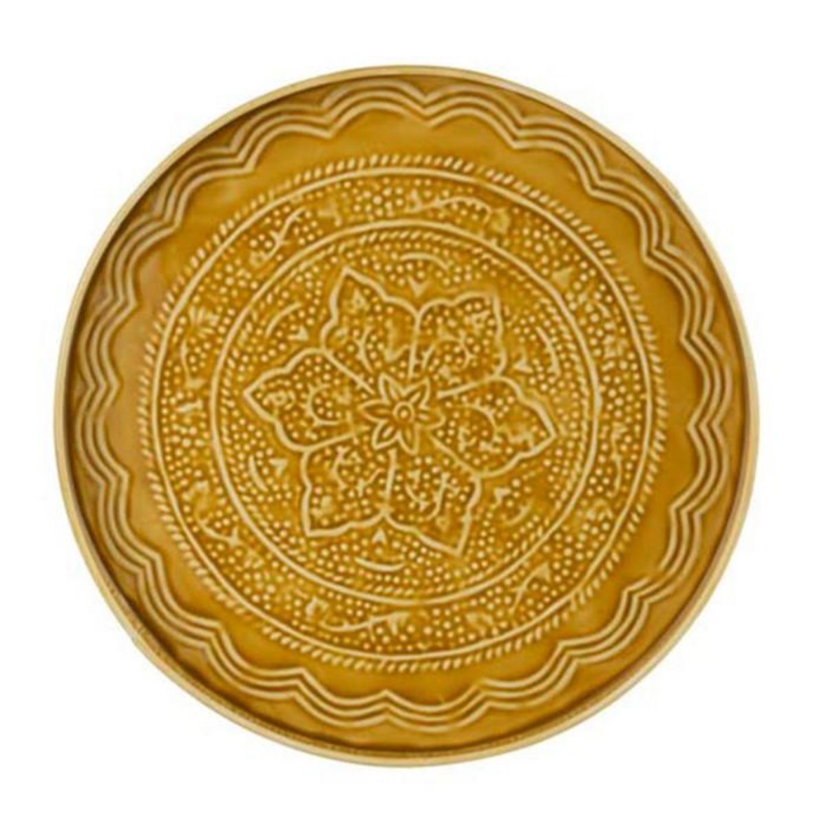 Paris Prix Plateau de Service Déco  Sévilla  35cm Ocre