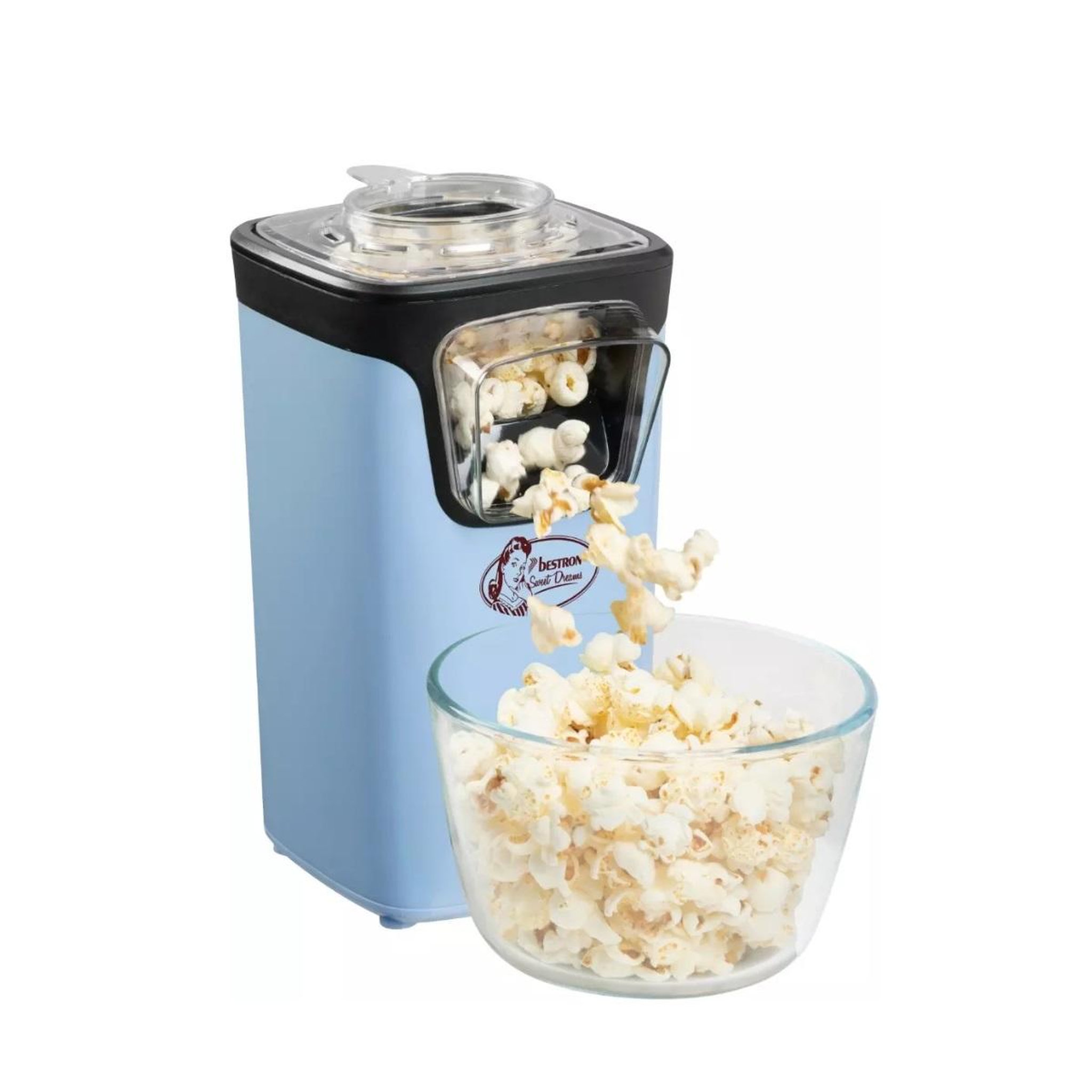 Voir la diapositive 4 : Bestron Appareil à popcorn 1100w bleu - APC200B