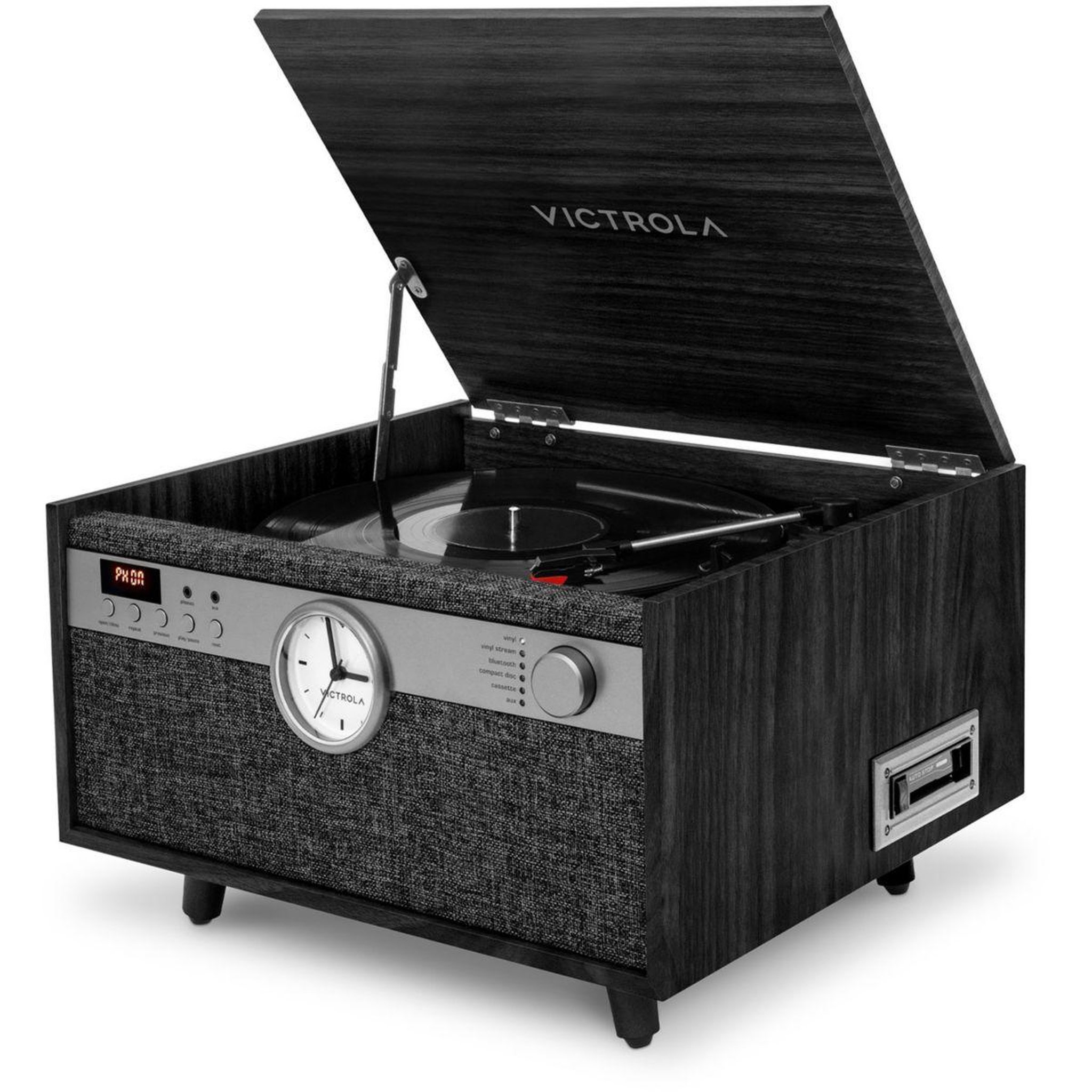 Voir la diapositive 2 : VICTROLA Platine vinyle VTA-830 Noir
