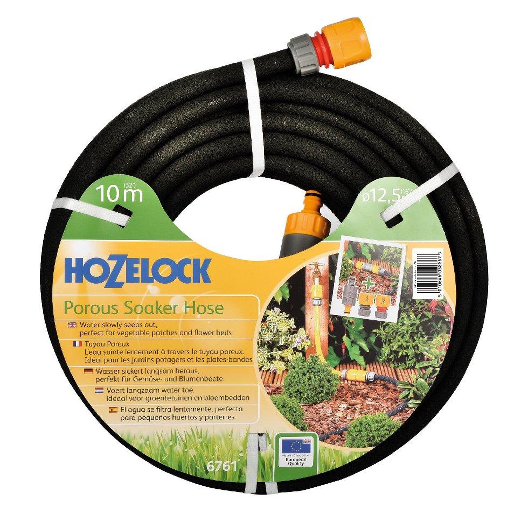 Hozelock Tuyau poreux pour arroser des jeunes plantes, des haies et des jardins potagers 13mm - 10m