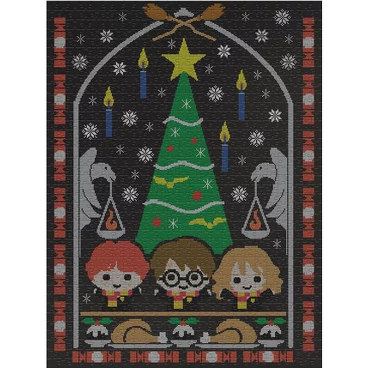  WINNING MOVES Puzzle 1000 pièces Harry Potter Vacances à Poudlard 