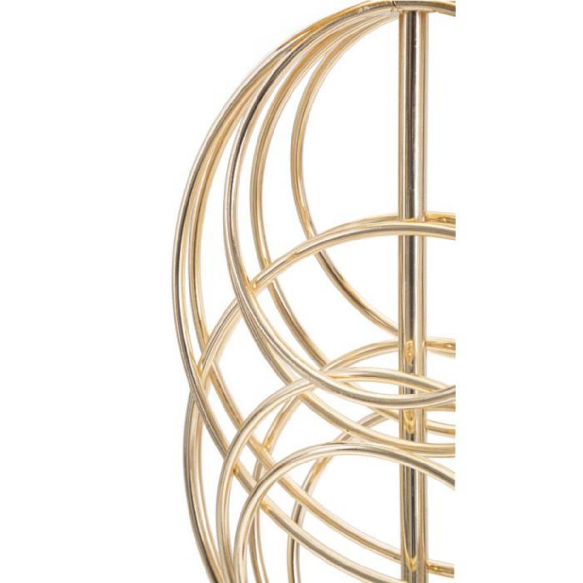 Paris Prix Lampe à Poser Design en Métal  Circly  65cm Noir & Or