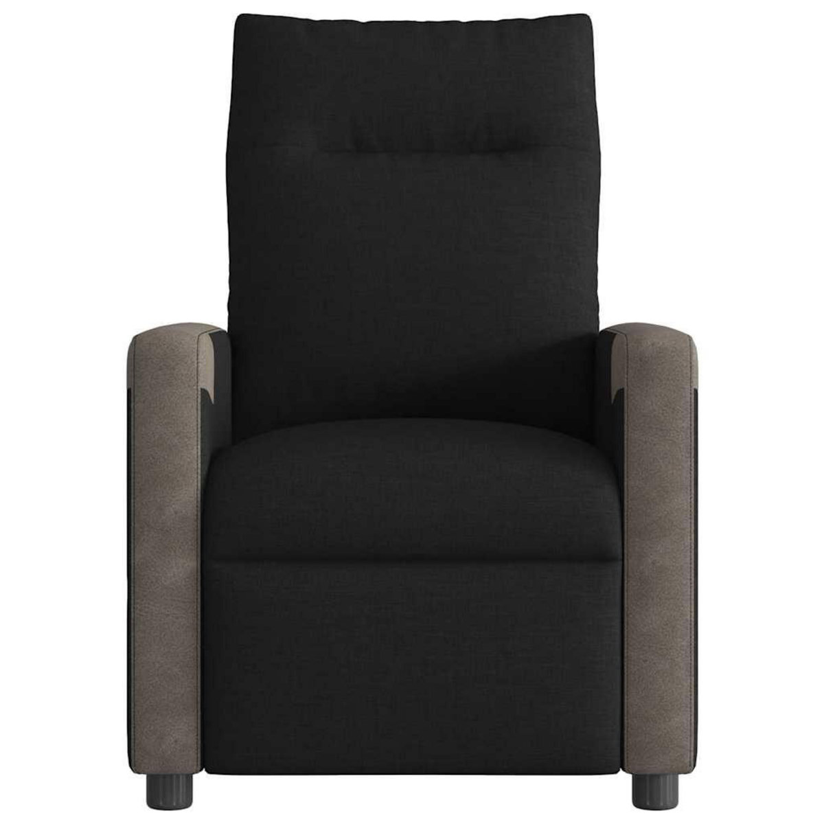 VIDAXL Fauteuil de massage inclinable electrique Noir Tissu
