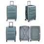 Voir la diapositive 3 : Delsey Valise rigide Air Armour TSA polycarbonate 68cm