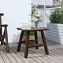Voir la diapositive 1 : VIDAXL Table d'appoint 49x49x50 cm bois massif d'epicea