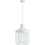 Paris Prix Lampe Suspension Design  Geraldine  43cm Blanc