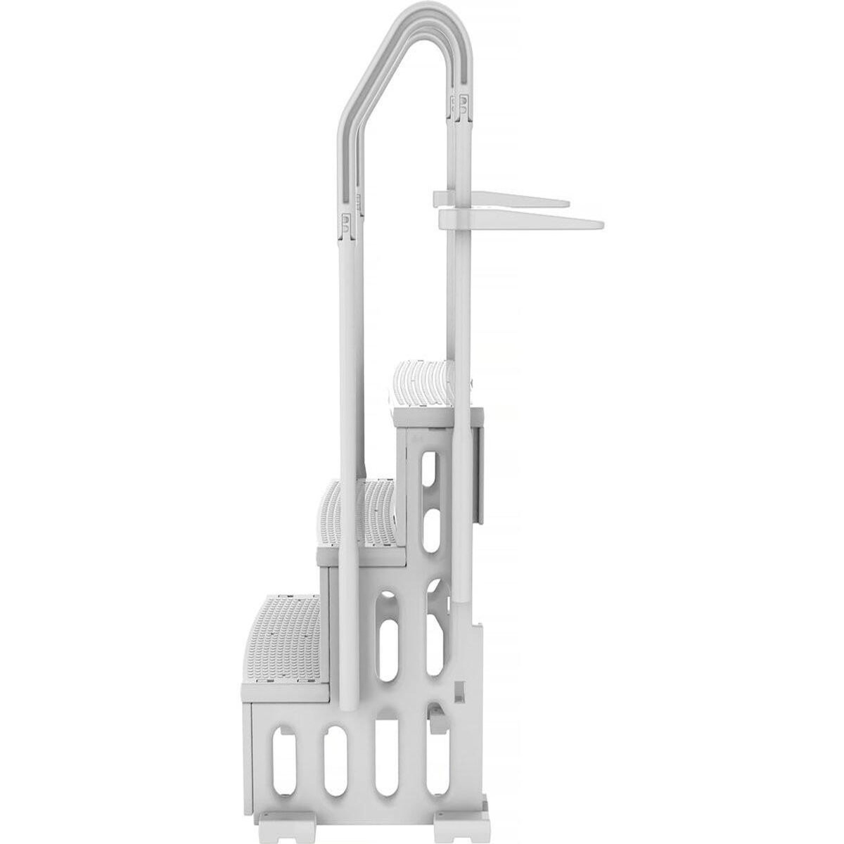 Habitat et Jardin Escalier simple de piscine  Nathan  - 3 marches - en plastique