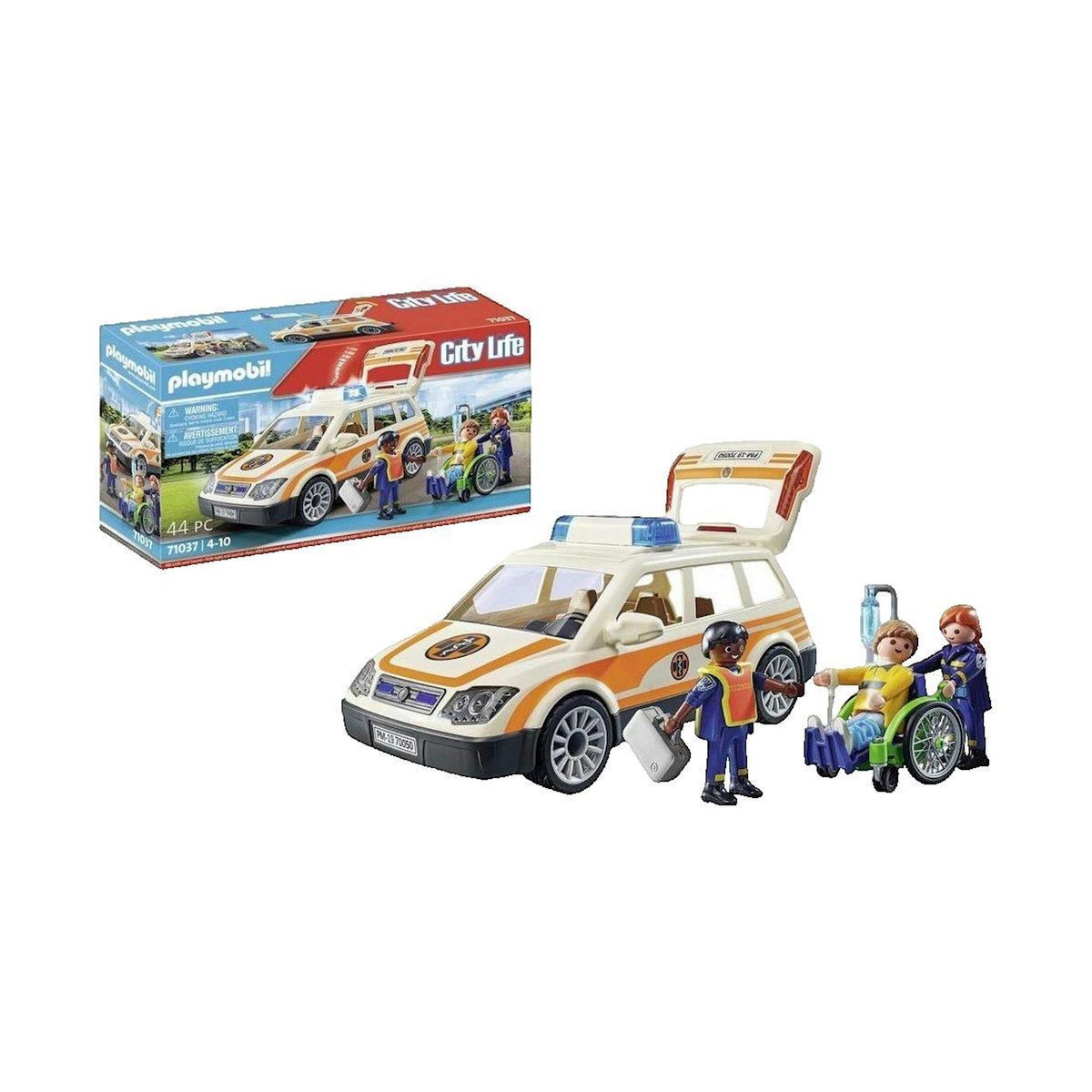 PLAYMOBIL Véhicule de secours jouet Playmobil 71037 multicolore