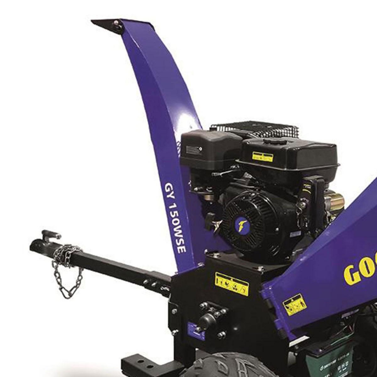 GOODYEAR Broyeur de végétaux thermique 15CV Branches Ø5 à 12cm Max Démarrage électrique GOODYEAR