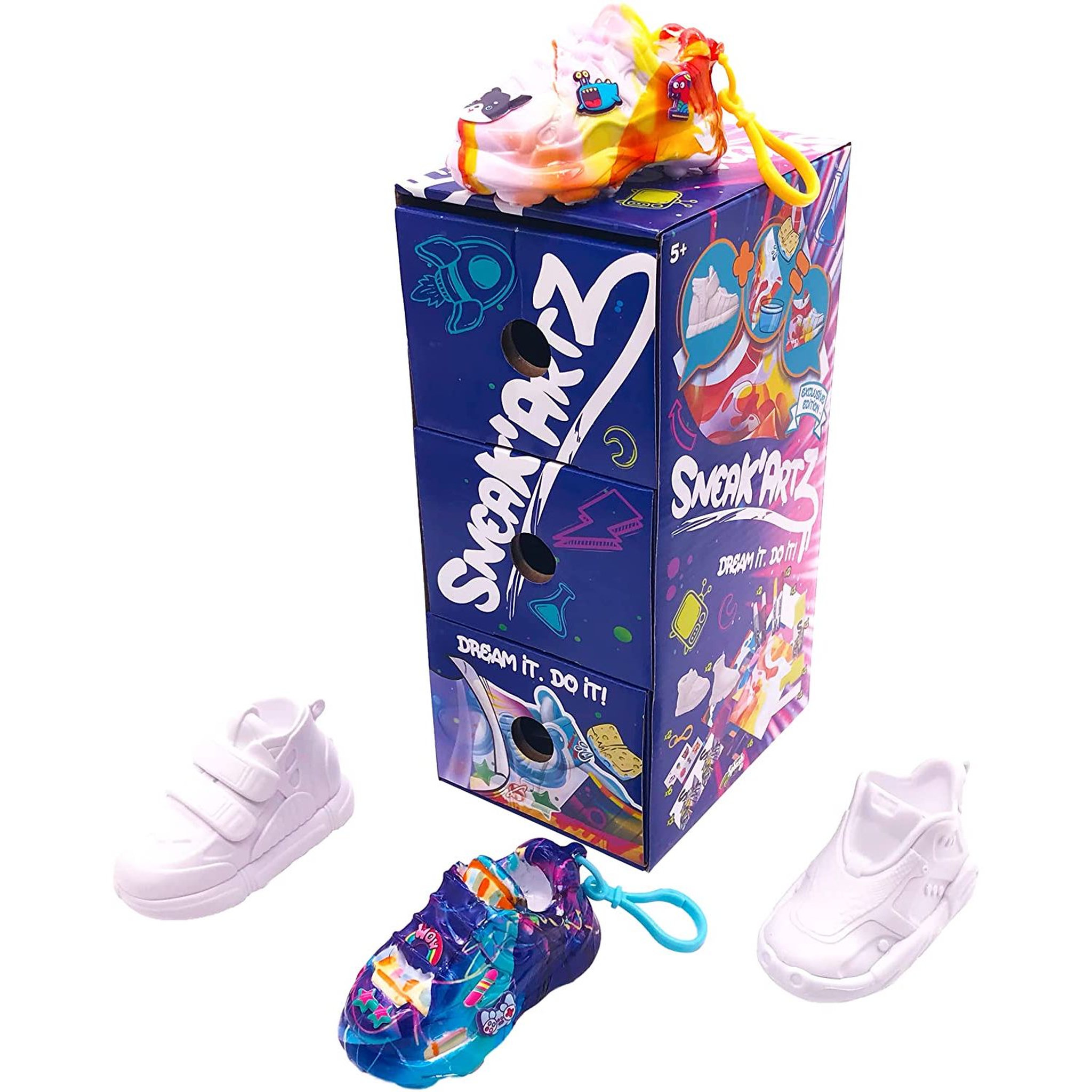 Voir la diapositive 3 : SPLASH TOYS Sneak'Artz - Série 3 Starter Set Asst