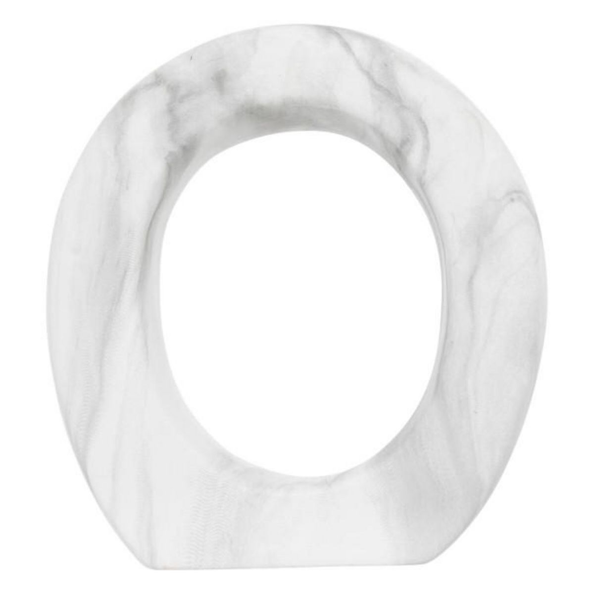 ATMOSPHERA Mot à Poser Love Effet Marbre  Olen  18cm Gris