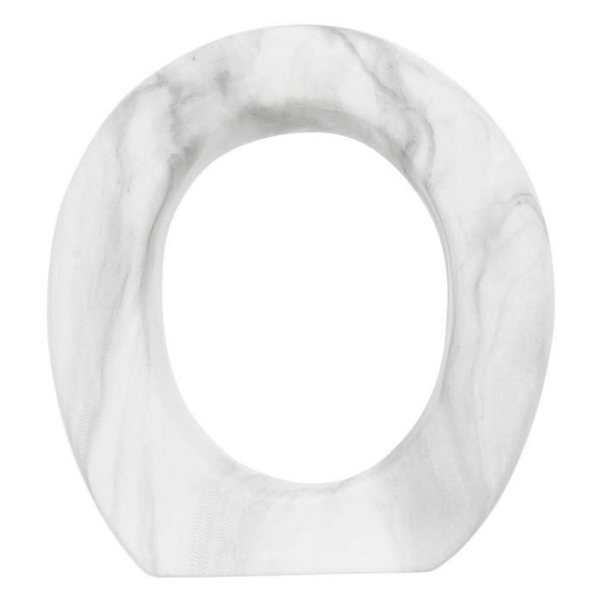 ATMOSPHERA Mot à Poser Love Effet Marbre  Olen  18cm Gris