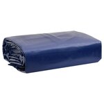 VIDAXL Bache bleu 4x6 m 650 g/m²