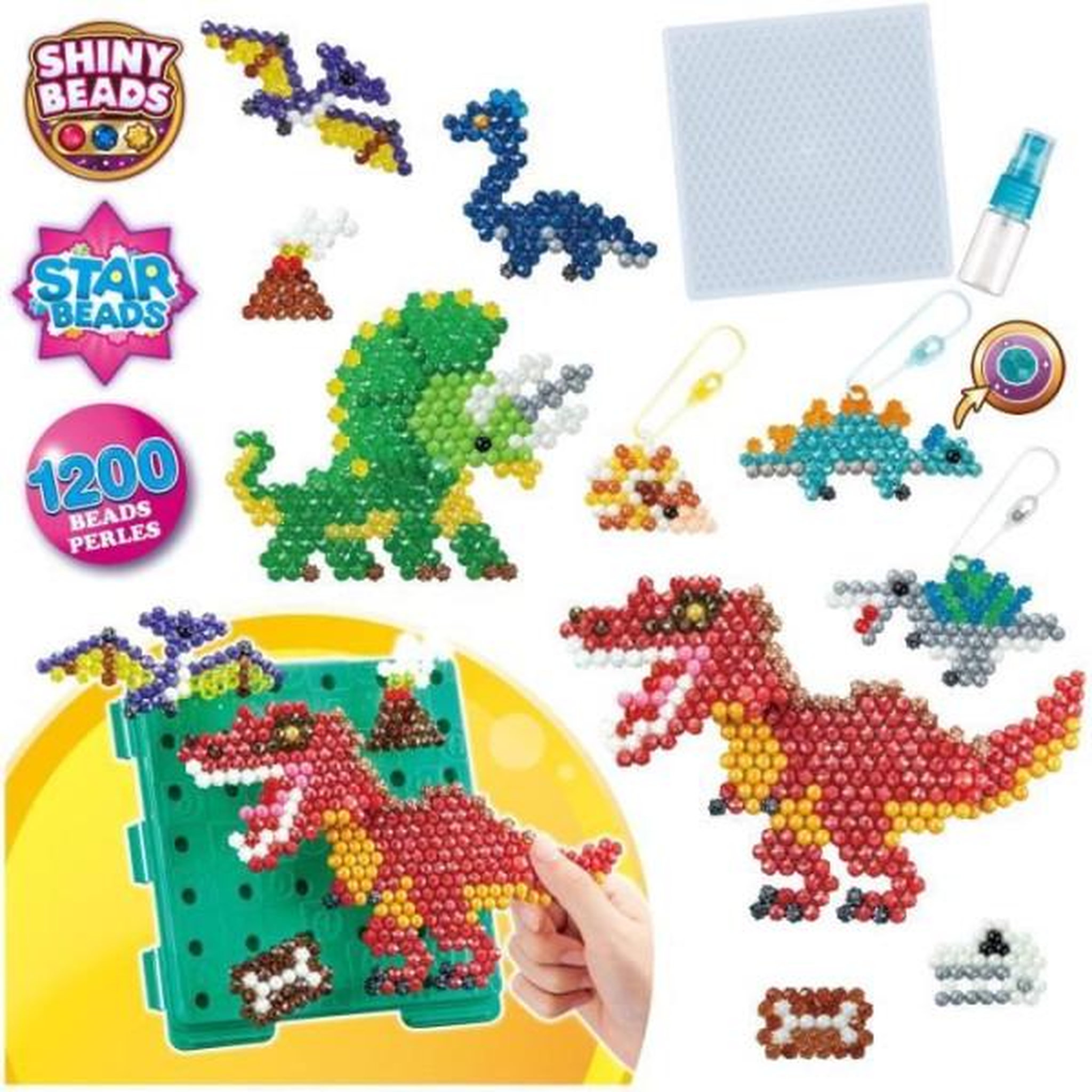 Voir la diapositive 2 : Aquabeads Aquabeads - la terre des dinosaures - perles créatives pour enfants