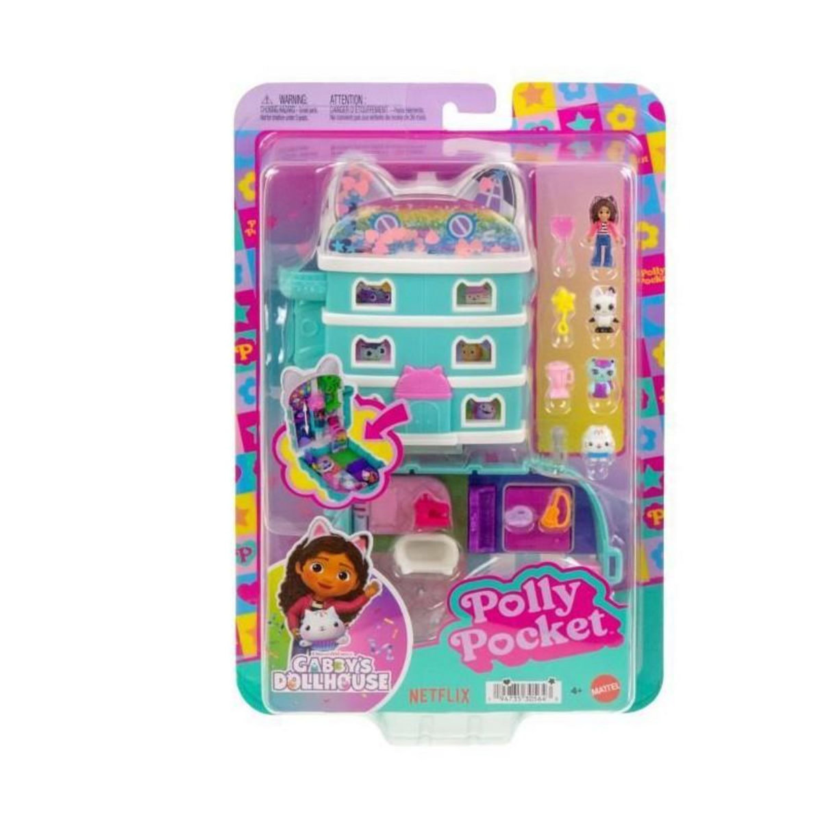 POLLY POCKET Polly Pocket - Coffret Gabby et la maison magique - 9 accessoires - Polly Pocket - JFV02