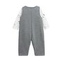 Voir la diapositive 2 : Petit Béguin Ensemble salopette bébé en molleton et t-shirt Chatmallow