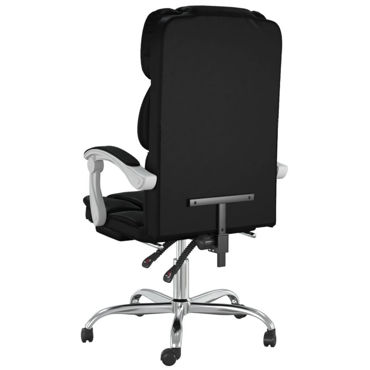 VIDAXL Fauteuil inclinable de bureau Noir Similicuir