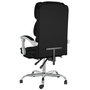 Voir la diapositive 5 : VIDAXL Fauteuil inclinable de bureau Noir Similicuir