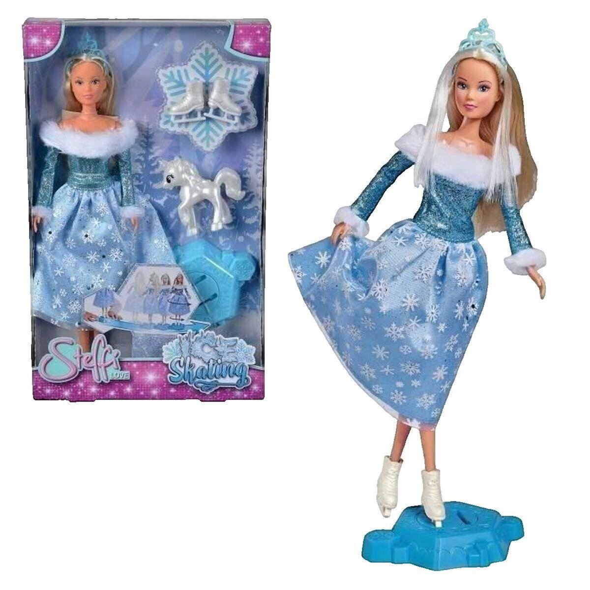 SILVERTORN Poupée Silvertorn Robe Bleue Scintillante