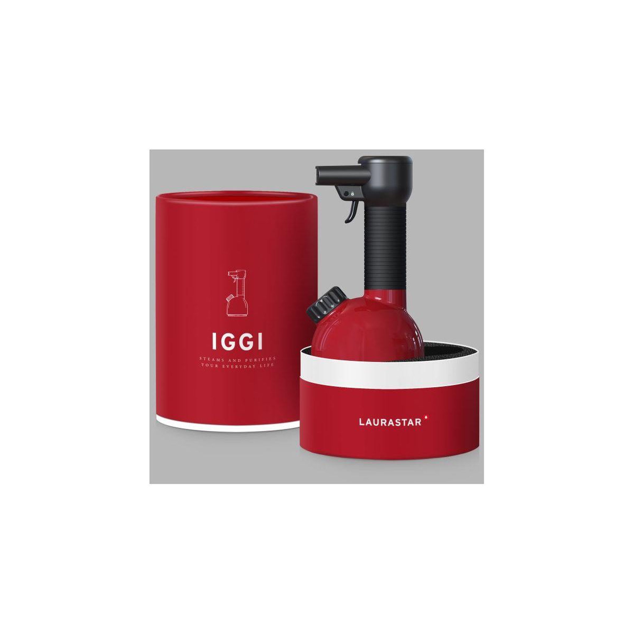 Voir la diapositive 2 : LAURASTAR Défroisseur vapeur Iggi Red