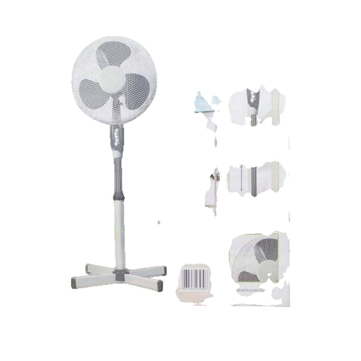 VOLTMAN Ventilateur sur pied Volteno VO2413 puissance 50W