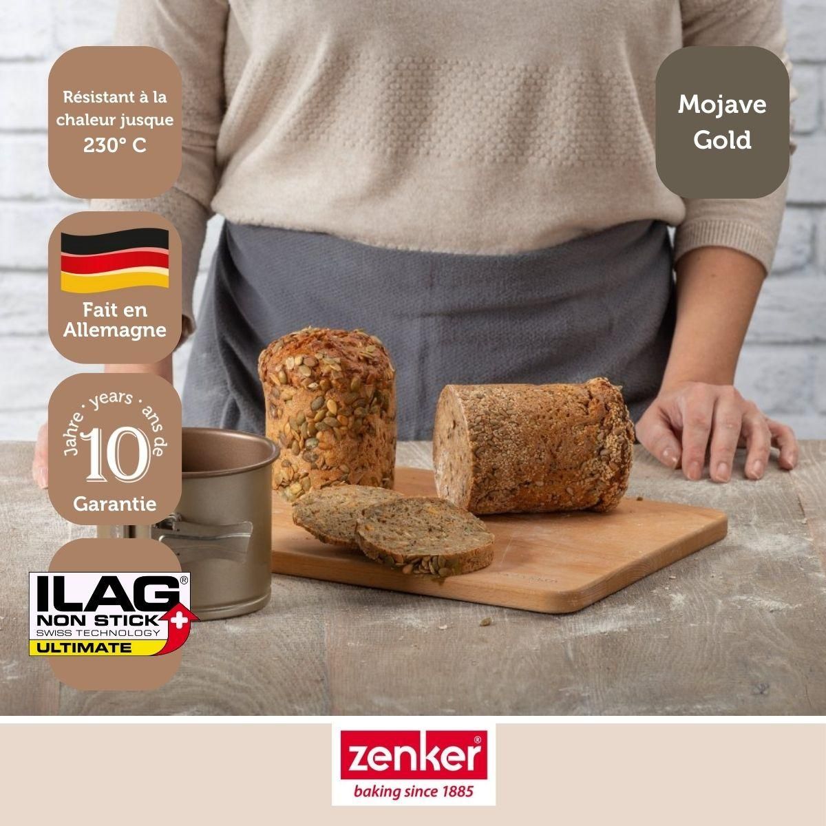 ZENKER Petit moule à panettone 12 x 10 cm Zenker Mojave Gold