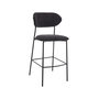 Voir la diapositive 2 : LISA DESIGN Rosita - lot de 4 tabourets de bar - en tissu - gris anthracite