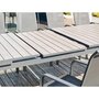 HESPERIDE Table de jardin rectangulaire aluminium Evasion 6/10 places - Hespéride